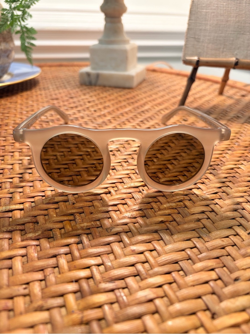 Carla Colour Lind Sunglasses in Sand. New in Box. - Picture 3 of 11
